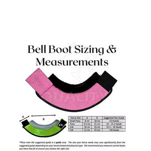 Juego de botas profesionales con campana de caballo con forro acolchado para una máxima comodidad y botas de campana de seguridad para pezuñas - Product Image 5