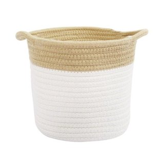 High Quality Modern Design Cotton <b>Rope</b> Eco-Friendly Foldable Multi-Purpose <b>Laundry</b> Storage <b>Basket</b> Handmade Pure Storage <b>Baskets</b> - Product Image 2