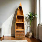 Estantería de Madera Tradicional, Estantería Vintage Hecha a Mano, Elegancia para Sala de Estar, Decoración Combinable - MOQ 1 Contenedor Únicamente - Product Image 5