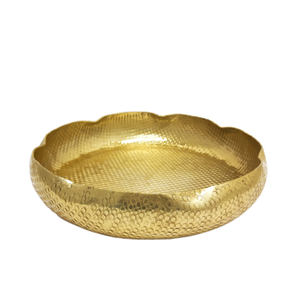 ชุดชามเหล็กทรงกลม3ใบพร้อมตอกสีทองขนาดกลางถ้วยเสิร์ฟดีไซน์ใหม่สำหรับตกแต่งร้านอาหารและห้องครัว - Product Image 2