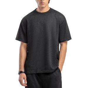 Camiseta de Verano para Hombre, Lisa, de Alta Calidad, Venta de Fábrica, Precio Bajo, Personalizable, OEM, Transpirable, de Seda/Algodón - Product Image 1