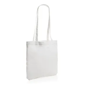 Borse Promozionali in Cotone Riciclato Eco-Sostenibili, Shopper Sostenibili - Product Image 1
