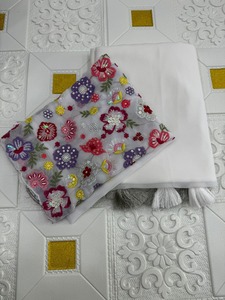 Banasi ชุดปาร์ตี้ผ้าไหมอินเดียแบบหรูหราคุณภาพสูงผ้าทอสวยงาม - Product Image 2