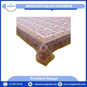 Fournisseur en gros de fabricants, nappe de haute qualité, motif floral fait main, 100% coton, écologique, personnalisable pour - Product Image 6