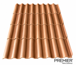 Tuile de toiture en céramique ignifuge moderne, en forme de vague, pour la couverture des toits des bâtiments résidentiels - Product Image 1