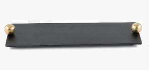 Plateau de service avec poignée Plateaux de luxe en bois blanc pour la maison et la table Plateau en marbre de service en gros sans poignée - Product Image 6