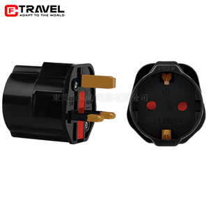 Adattatore per Presa Elettrica Tipo Britannico per Standard Europeo, Certificazione CE, Convertitore da Viaggio UK - Product Image 4