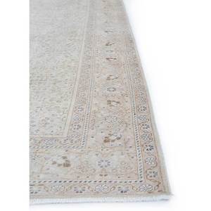 พรมขนสัตว์ลายดอกไม้สไตล์วินเทจ สีเบจและสีน้ำตาล ถักด้วยมือ สำหรับบ้าน ห้องนั่งเล่น ทางเดิน ห้องโถง หรือห้องนอน-Pae-1659 - Product Image 4