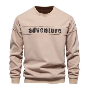 Vente en gros de sweatshirts 100% coton avec logo personnalisé pour hommes, vêtements décontractés respirants avec grande taille 100% coton solide - Product Image 1