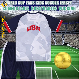 SAMAVIA Camisetas de Fútbol Personalizadas de Alta Calidad para Adultos, 100% Poliéster, Impresión Digital, Nombres de Equipos/Clubes Personalizados - Product Image 2