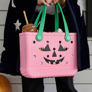 Bolso de playa de EVA con estampado personalizado al por mayor de fábrica, impermeable, de silicona, de verano, de goma, para fiestas y vacaciones - Product Image 3