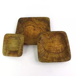 Gente plato de ensalada de madera bandeja para servir caja de pino Tema de amor barco ovalado dulces galletas comida fruta decoración del hogar regalo - Product Image 6