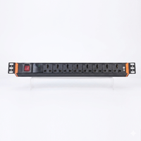 Unit Distribusi Daya PDU Vertiv Baja Profesional 19 Inch Rack Mount 8 Port Soket Universal Pusat Data 144V DC Stok Tersedia