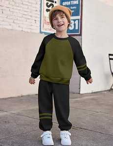 Invierno manga larga deportes al aire libre entrenamiento transpirable poliéster algodón niños chándal niños chándales más rápidos - Product Image 3