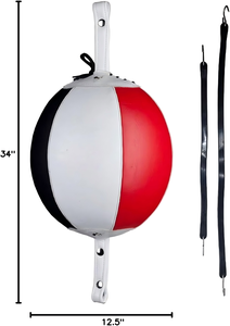 Pelota de Doble Extremo de Alta Calidad para Entrenamiento de Reflejos de Boxeo, Material Ligero/Ecológico de PC/Goma, Diseño Portátil, Velocidad - Product Image 6