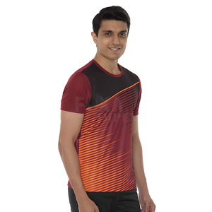 2024 OEM, venta al por mayor, camisetas sublimadas de golf de algodón de secado rápido con logotipo personalizado para hombres, diseño impreso de tela ligera de talla grande - Product Image 1