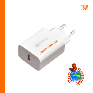 Chargeur USB rapide 18W - Adaptateur de charge super rapide pour Vivo OPPO iPad (EU/US/UK) - Product Image 1