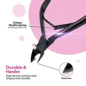 Pince à cuticules professionnelle en acier inoxydable, outils de manucure pour ongles et ongles d'orteils - Product Image 3