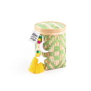 OEM Accepted Colorful <b>Basket</b> for Gifts Handmade Ramadan Eid Bamboo <b>Basket</b> with Accessories Ramadan 2026 Products from Vietnam - Product Image 2