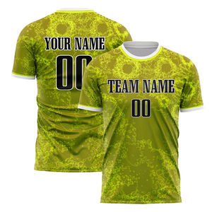 Camisetas de manga corta para equipo de cuello redondo para adultos, camisetas y camisetas de corte automatizado, ropa de fútbol, camiseta de fútbol - Product Image 4