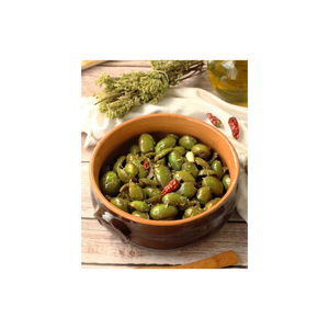 Aceitunas verdes en escabeche Jumbo Extra Large con sabor mediterráneo ¡Extra jugosas! - Product Image 6