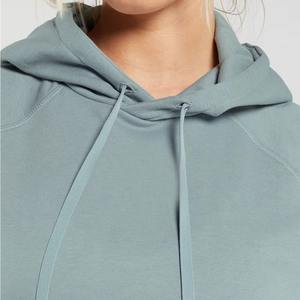Sweat-shirt long oversize pour femme en velours doux, coupe décontractée, style streetwear, chaud pour l'hiver, avec logo sur le devant - Product Image 5
