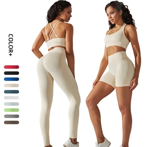 Haute qualité usine Premium haute qualité 80% Nylon 20% Spandex femmes soutien-gorge de sport hauts pour Gym Yoga Fitness - Product Image 3