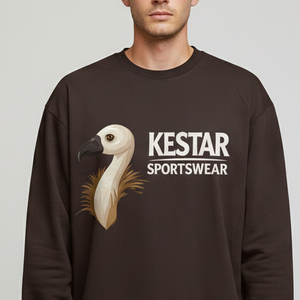 High Quality 100% Cotton Winter Plain Dyed Long Sleeve Pullover Mens Sweatshirt Customized Blank Crewneck Streetwear Oversized - Product Image 6