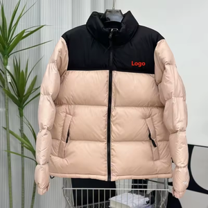 Vestes d'hiver pour hommes de haute qualité, design personnalisé, matelassées, chaudes, style North, avec broderie et couleurs contrastées, manteaux en duvet pour hommes - Product Image 4