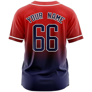 Conjunto de uniforme de Béisbol Juvenil personalizado, camiseta de béisbol con botones bordada sublimada, camiseta de béisbol del equipo, camisetas - Product Image 6