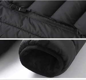 Chaqueta calefactora con batería para hombre, bicicleta, motocicleta, Control de aplicación reactiva, Usb, impermeable, suave, para invierno, chaqueta calefactora eléctrica - Product Image 5