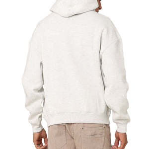 Sudadera con capucha para hombre de gran tamaño Fit Soft Fleece Pullover Warm Autumn Sudadera con capucha bordada - Product Image 3