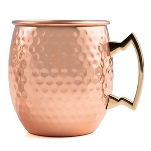 Taza de metal para acampar de viaje al por mayor, taza de té de la leche, taza de champán con diseño de martillo de cobre personalizado - Product Image 5