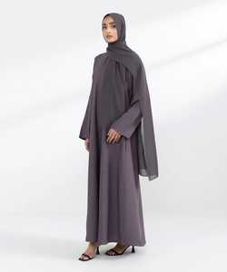 Abaya jilab nikab abaya ชุดมุสลิม, ผ้าไหมผ้าไหมสำหรับผู้หญิง - Product Image 2