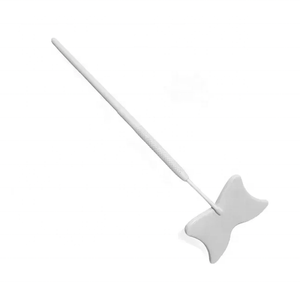 Venta al por mayor de espejos de pestañas personalizados con punta en la cara logotipo personalizado mango extra grande forma de mariposa logotipo privado espejo de pestañas - Product Image 4