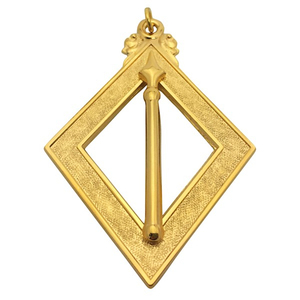 Gioiello del Segretario del 16° Grado del Rito Scozzese, Stile Antico Personalizzato, Regalia Massonica, Penna Quadrata del Principe di Gerusalemme - Product Image 3