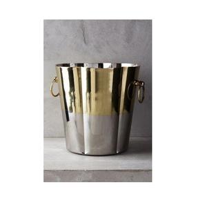 Galvanised Double Wall <b>Ice</b> <b>Bucket</b> Insulated <b>Ice</b> <b>Bucket</b> <b>With</b> <b>Lid</b> Hammered Design Stainless Steel <b>Ice</b> <b>Bucket</b> - Product Image 4