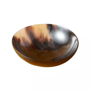 Bol en corne de buffle fait main de la meilleure qualité pour ustensiles de cuisine bol en corne avec bol en corne naturelle par artisanat en croissant - Product Image 2