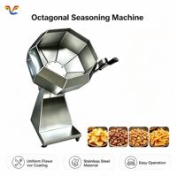 Mélangeur automatique de condiments octogonal pour la transformation des saveurs des chips et des snacks