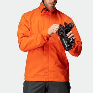 Vente en gros Veste coupe-vent à capuche imperméable et durable avec fermeture éclair pour hommes Veste coupe-vent lourde élégante avec logo personnalisé - Product Image 1