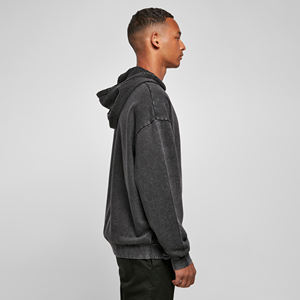 T-shirt et sweat à capuche personnalisés en coton/polyester délavé à l'acide, imprimés perlés, pour l'été et l'hiver, vente en gros, vêtements de haute qualité, premium - Product Image 4