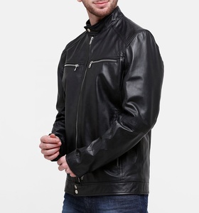 Ropa de abrigo de invierno para hombre de diseño personalizado de alta calidad, chaleco de cuero estilo acolchado sin mangas con cuello levantado frontal al por mayor - Product Image 5