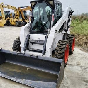 Chargeuse compacte sur pneus d'occasion S185 avec godet frontal pour travaux agricoles et de construction - Product Image 6