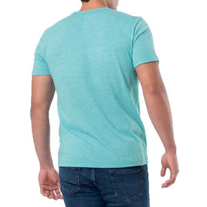 เสื้อยืดผู้ชายสั่งทำราคาถูก คอวี สีขาว ขายส่ง ผ้าฝ้าย 100% เสื้อยืดผู้ชายสกรีนโลโก้สำหรับฤดูร้อน - Product Image 2