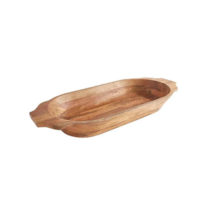Haute qualité sculpté à la main écologique bol à pâte en bois rustique bols en bois pour bougies en gros du Vietnam - Product Image 3