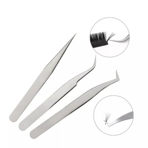 Pinces à cils de marque privée, couleur et design personnalisés, pinces à cils volumineuses avec étui, pinces à cils pour extensions de cils - Product Image 2