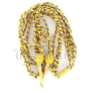 OEM เยอรมันคอและไหล่เครื่องแบบ Aiguillette ขายส่งเส้นด้ายเส้นด้ายโลหะทําสายชุด Aiguillette - Product Image 6