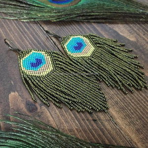 Boucles d'oreilles créoles tendance en perles de verre Boucles d'oreilles en perles de rocaille Boucles d'oreilles créoles faites à la main pour femmes filles Nouveaux modèles par R Crafts - Product Image 2