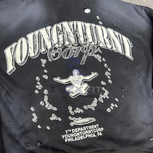 Etiqueta privada Logotipo personalizado Más demandado Cremallera Sudadera con capucha Puff Impreso Hecho en fábrica Precio barato Sudaderas con capucha Hombres Sudaderas con capucha para hombres - Product Image 6