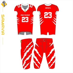 ชุดเครื่องแบบอเมริกันฟุตบอลชุดเครื่องแบบตัดกีฬาฟุตบอลอเมริกันได้รับการออกแบบมาสำหรับความเร็วและความคล่องตัว - Product Image 6